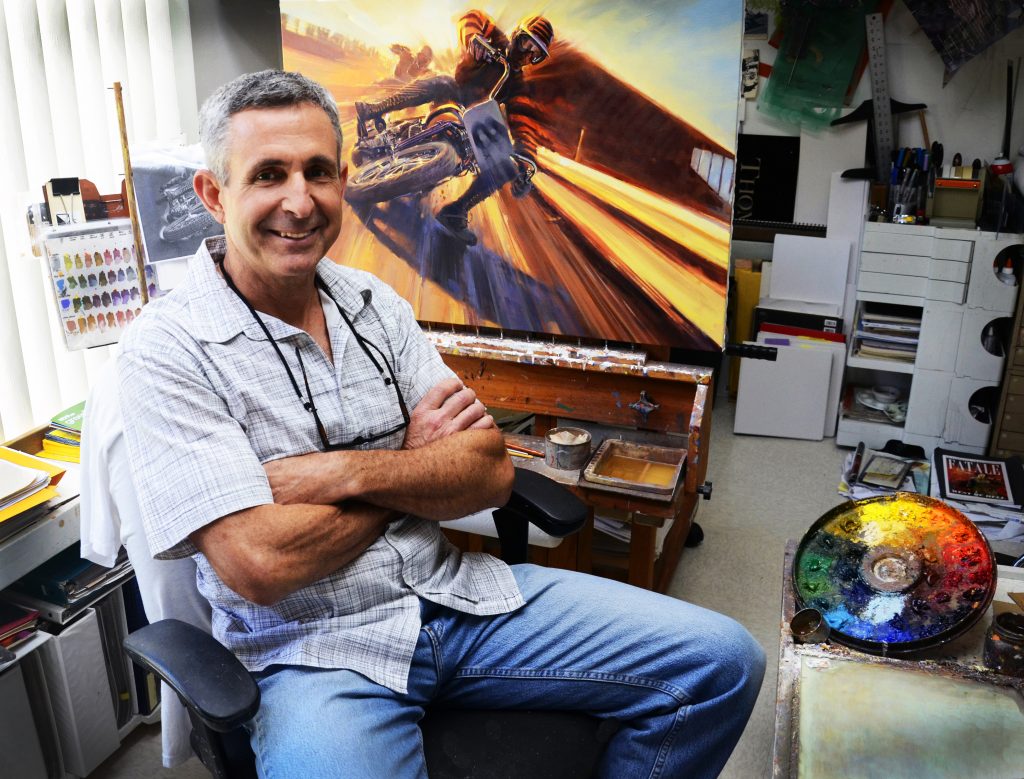 tomportfin Tom Fritz Artist Harley Davidson Art Prints Motorcycle Art Prints Hot Rod Art Prints