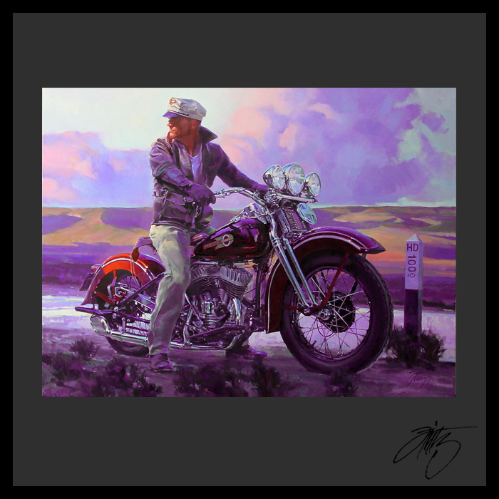 Tom Fritz Artist Harley Davidson Art Prints Motorcycle Art Prints Hot Rod Art Prints