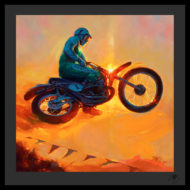 Artist Tom Fritz Harley Davidson Motorcycle Art Prints and Hot Rod Prints