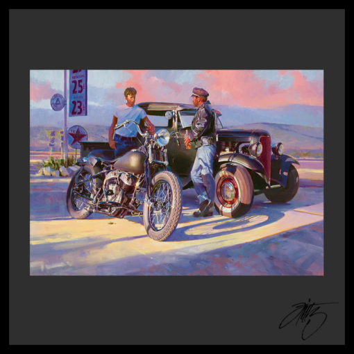 Tom Fritz Artist Harley Davidson Art Prints Motorcycle Art Prints Hot Rod Art Prints