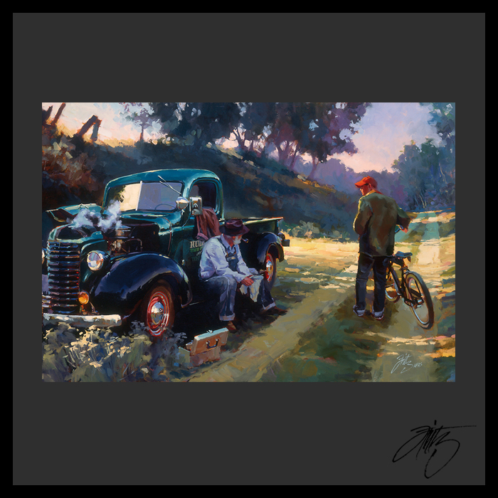 Get_Ya_A_Jug_Of_Water Tom Fritz Artist Harley Davidson Art Prints Motorcycle Art Prints Hot Rod Art Prints