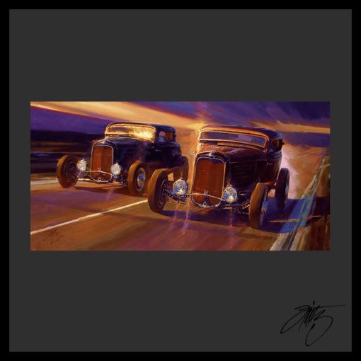 Tom Fritz Artist Harley Davidson Art Prints Motorcycle Art Prints Hot Rod Art Prints