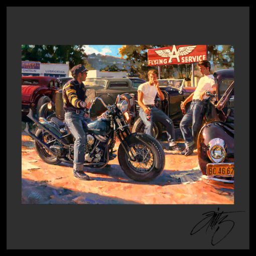 Tom Fritz Artist Harley Davidson Art Prints Motorcycle Art Prints Hot Rod Art Prints