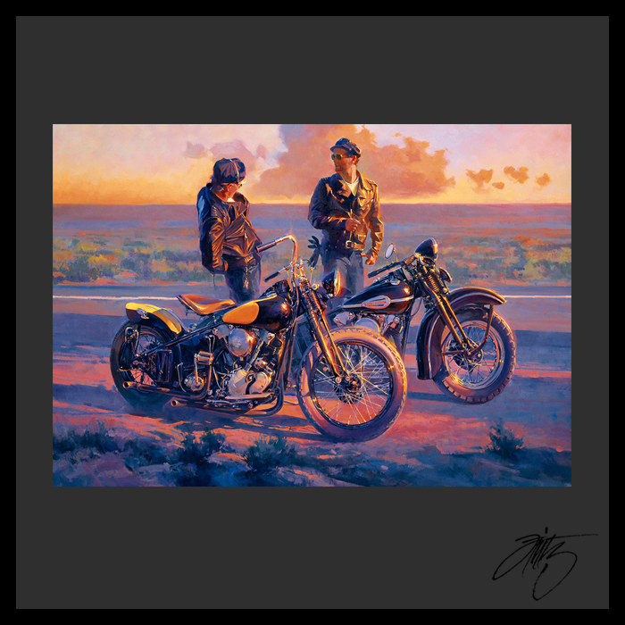 Tom Fritz Artist Harley Davidson Art Prints Motorcycle Art Prints Hot Rod Art Prints