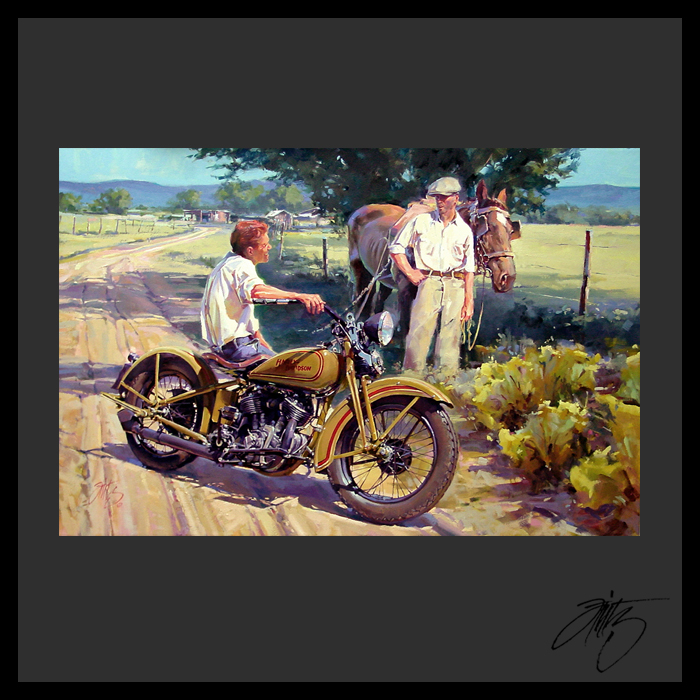 Tom Fritz Artist Harley Davidson Art Prints Motorcycle Art Prints Hot Rod Art Prints